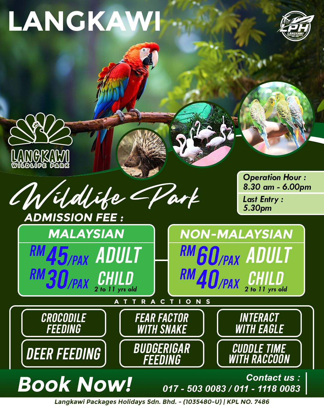 WILDLIFE PARK LANGKAWI
